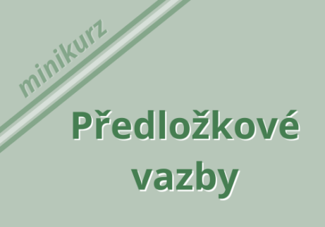 Předložkové vazby